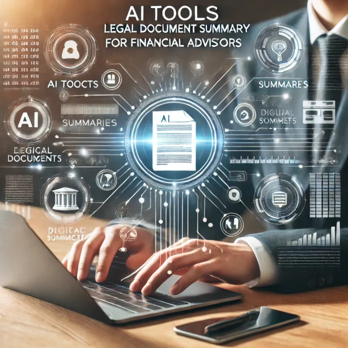 AI Tools Legal Document Summary for Financial Advisors