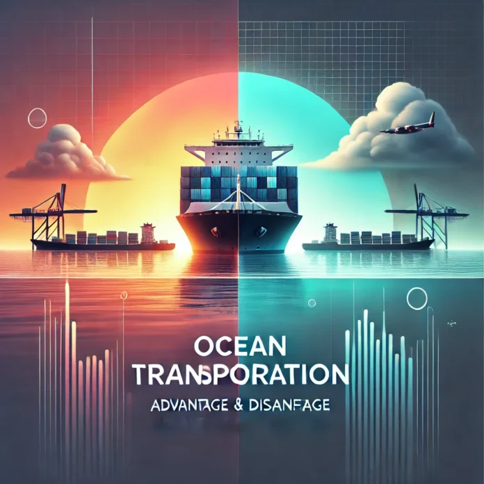 Describe One Advantage and One Disadvantage of Ocean Transportation