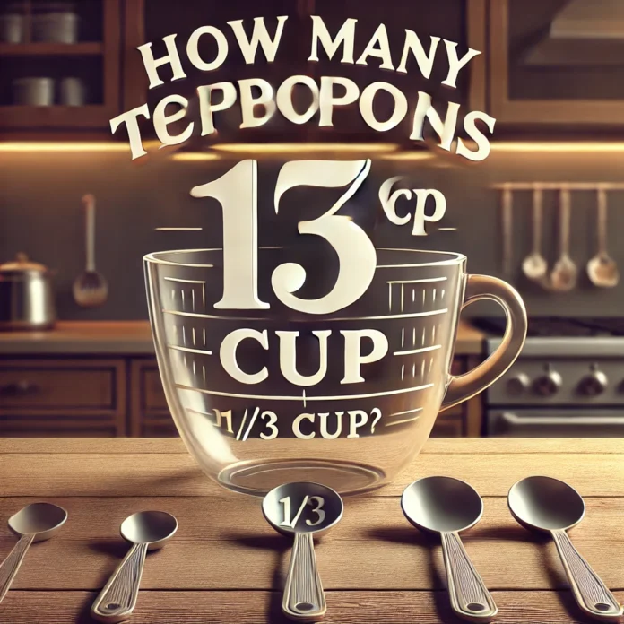 How Many Tablespoons in 1/3 Cup